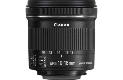 Canon EF-S 10-18mm f/4.5-5.6 IS STM Wide Angle Lens